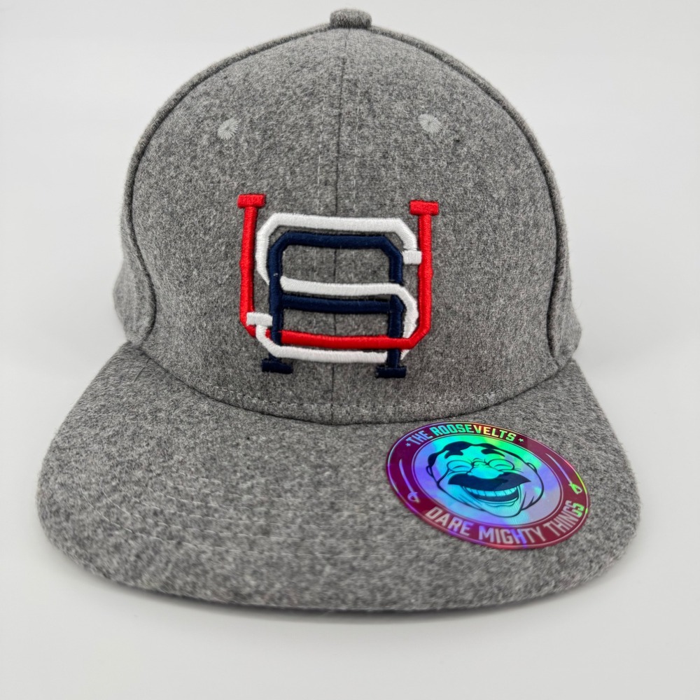 RSVLTS Dare Mighty Things‎ Gray Fitted Hat Baseball Cap